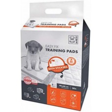 m-pets πάνες σκύλων easy fix (με αυτοκόλλητο) 90x60 (30τεμ.)