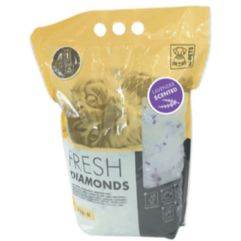 M-pets άμμος γάτας fresh diamonds silica avender