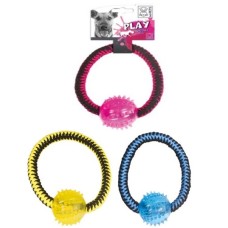 M-pets twist ring pink, yellow & blue  19 cm