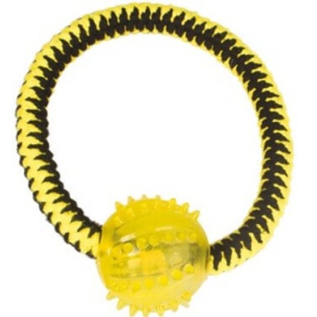 M-pets twist ring pink, yellow & blue  19 cm