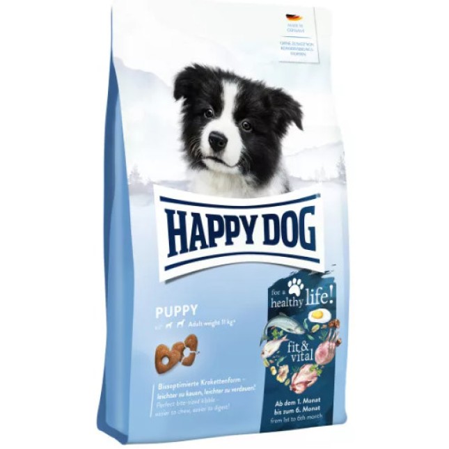 Happy Dog fit & vital για κουτάβια με πουλερικά 1kg