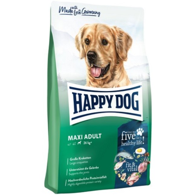 Happy Dog Supreme Fit & Vital Adult Maxi ενήλικα σκυλιά +26 κιλά 4kg