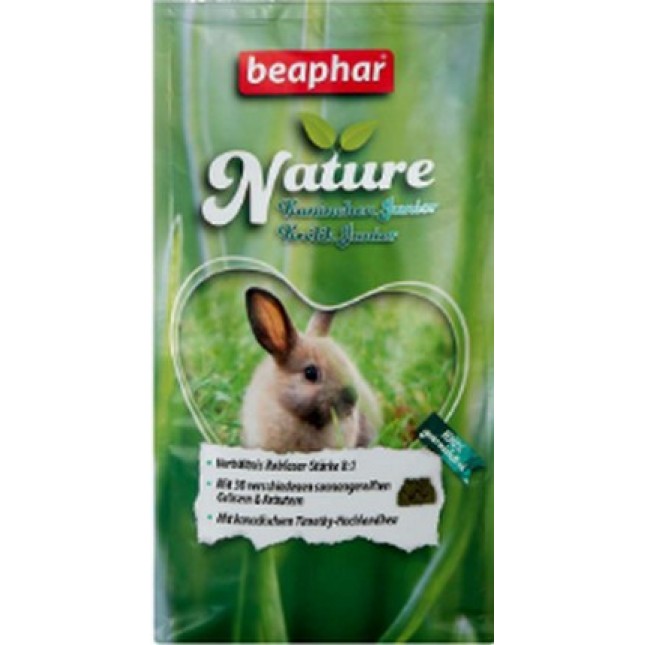 Beaphar nature junior rabbit  για νεαρά κουνέλια 1,25kg