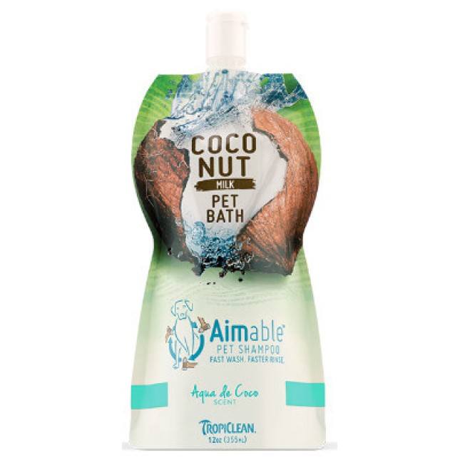 TropiClean σαμπουάν aim aqua de coco 355ml