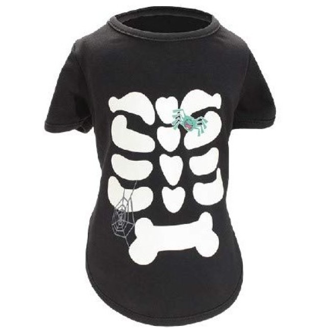 Croci T-shirt scary fluo σκελετός 25cm