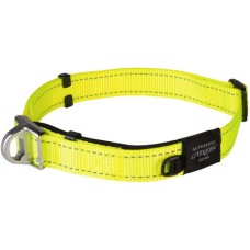 Rogz περιλαίμιο Utility Safety collar κίτρινο,με ανακλαστικές ραφές