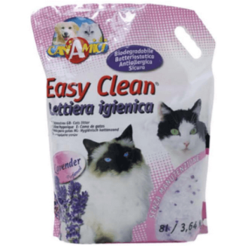 Croci άμμος γάτας easy clean silica lavender 8lt-3,64kg