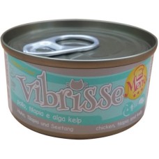 Croci Vibrisse κονσέρβα γάτας κοτόπουλο,tilapia,kelp σε σάλτσα 70g