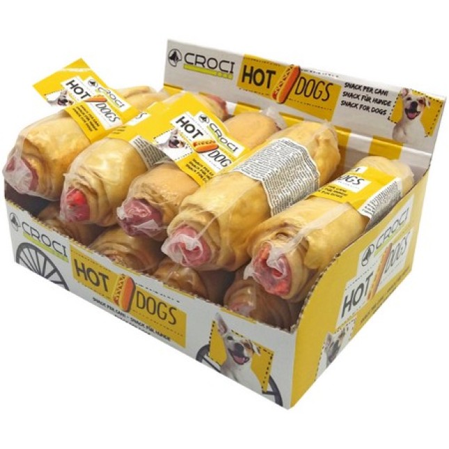 Croci κόκκαλο munchy hotdog 13cm 65g 1τμχ