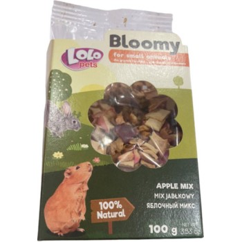 Lolo pets bloomy με αποξηραμένα μήλα 100gr