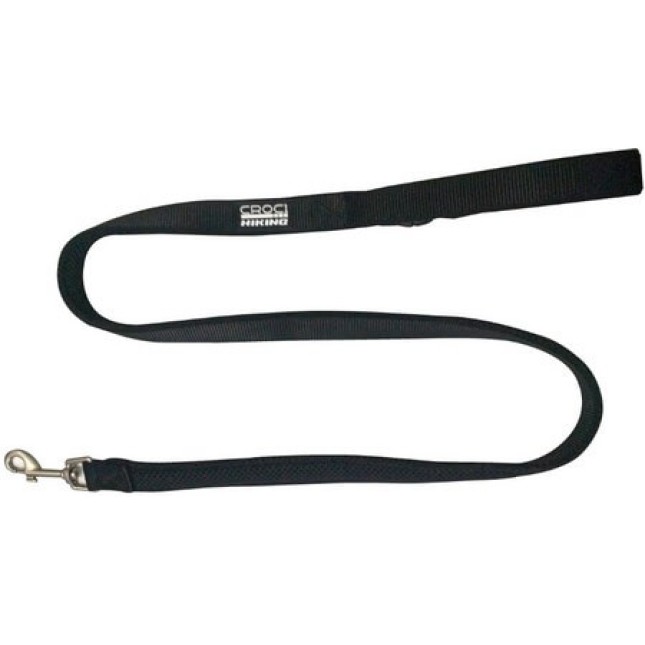 Croci οδηγός hiking leash reflective μαύρο 2x120cm