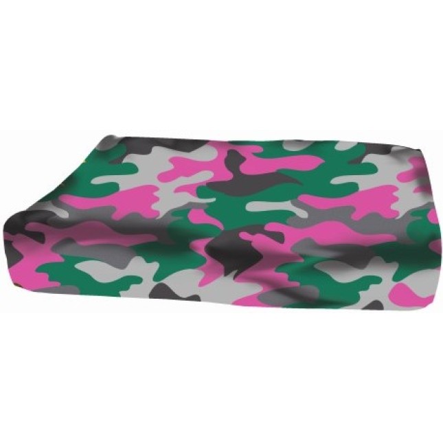 Croci Μαξιλάρι street camo ροζ 90x63x10cm