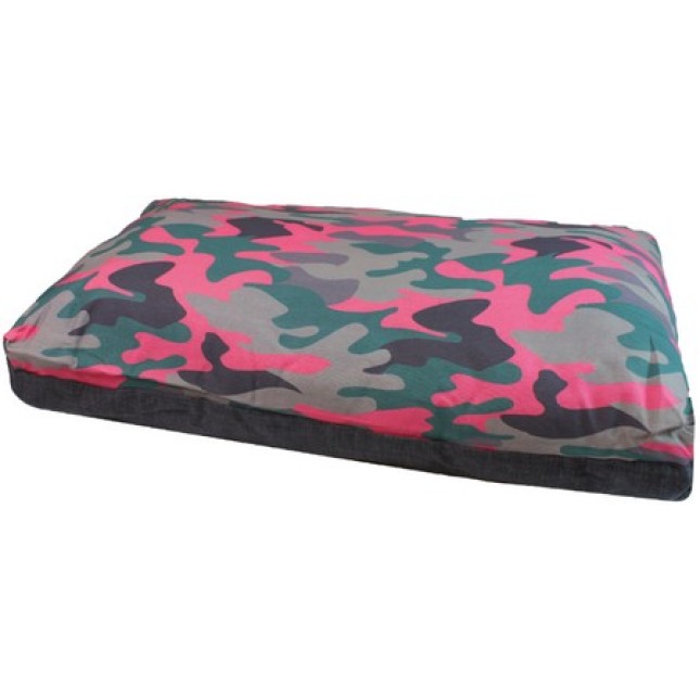 Croci Μαξιλάρι street camo ροζ 90x63x10cm