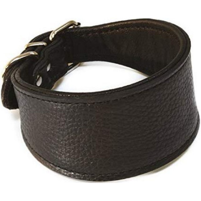 Croci Leather περιλαίμιο σκύλου greyhound black 31cm