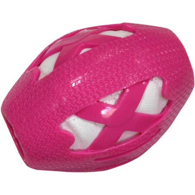 Croci Tpr παιχνίδι σκύλου rugby ball catcher pink 14cm