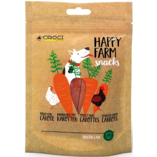 Croci Happy farm κοτόπουλο/καρότο 80gr