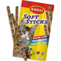 Sanal sticks κοτόπουλο & συκώτι 3 τμχ