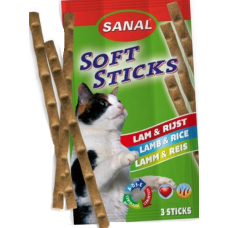 Sanal sticks αρνί & ρύζι 3τμχ