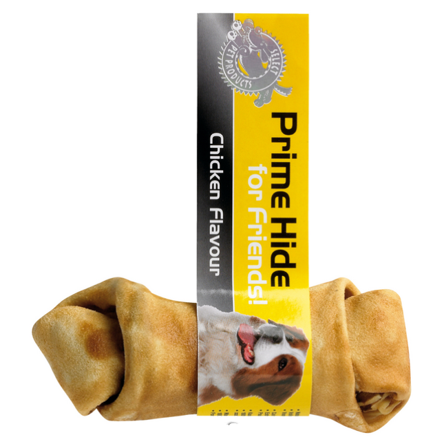 Prime Hide Knotted bone chiken Flavour (10-12cm) 15τμχ