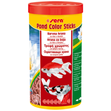 Sera pond color sticks χρωματιστή τροφή για ψάρια λίμνης 1000ml