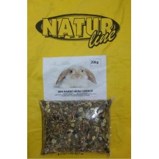 NATURline κουνελοτροφή απλή  15,5kg