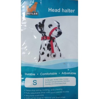 Φίμωτρο για οδηγό Head halter petler μαύρο Small