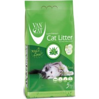 Van cat Λευκός μπεντονίτης, με άρωμα Αλόης 5kg - 5,9lt