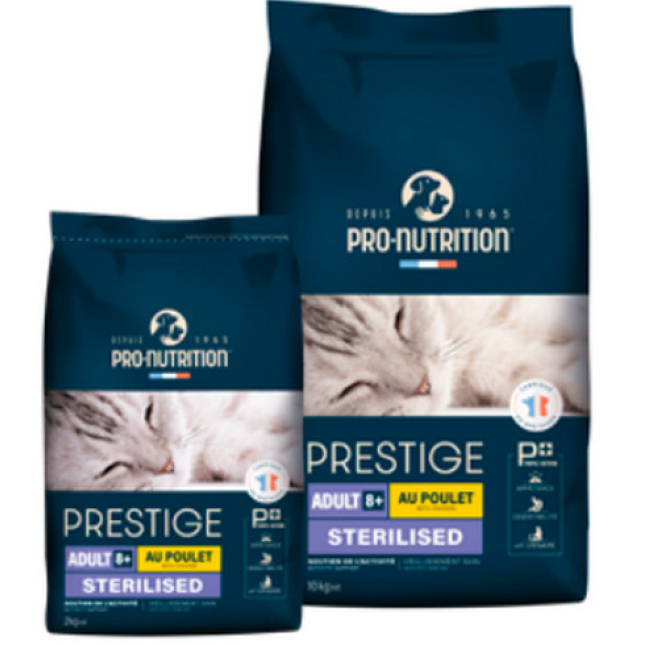 Pro-nutrition Prestige adult υπέρβαρες ή στειρωμένες γάτες άνω των 8 ετών 2kg