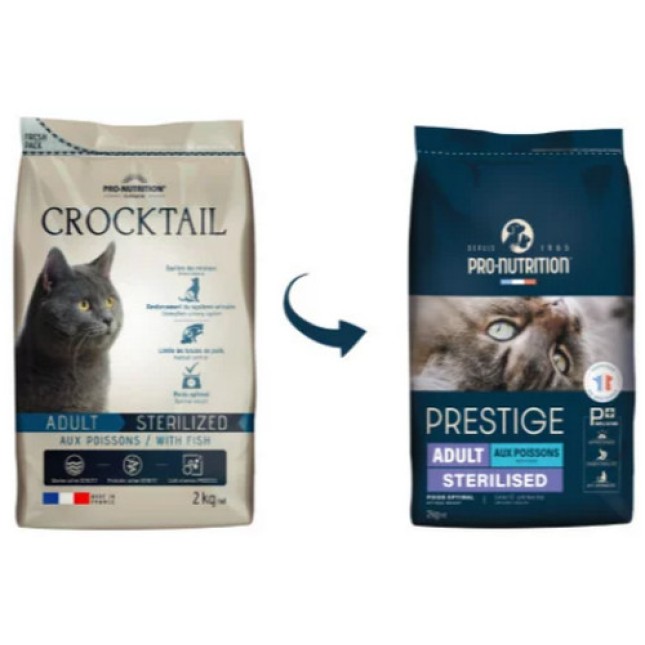 Pro-nutrition Prestige adult sterilized ψάρι 2kg