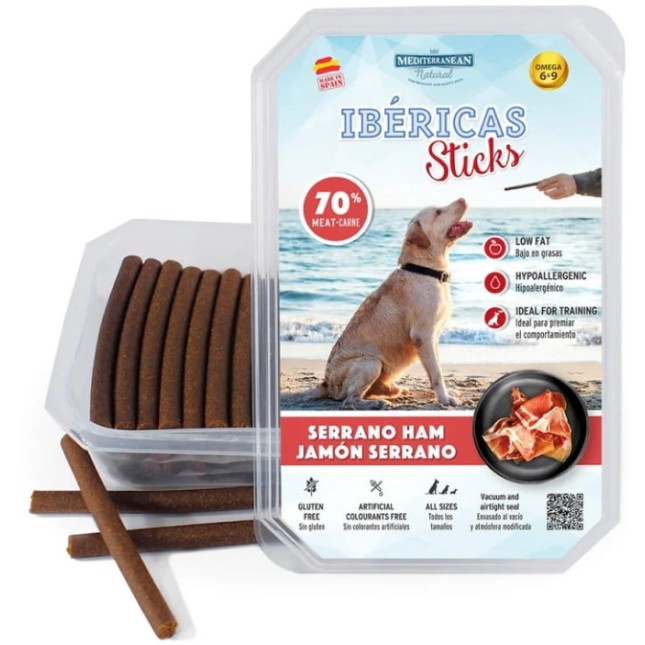 Mediterranean Ημίυγρα sticks Ibericas σε ταπεράκι με ζαμπόν 350gr