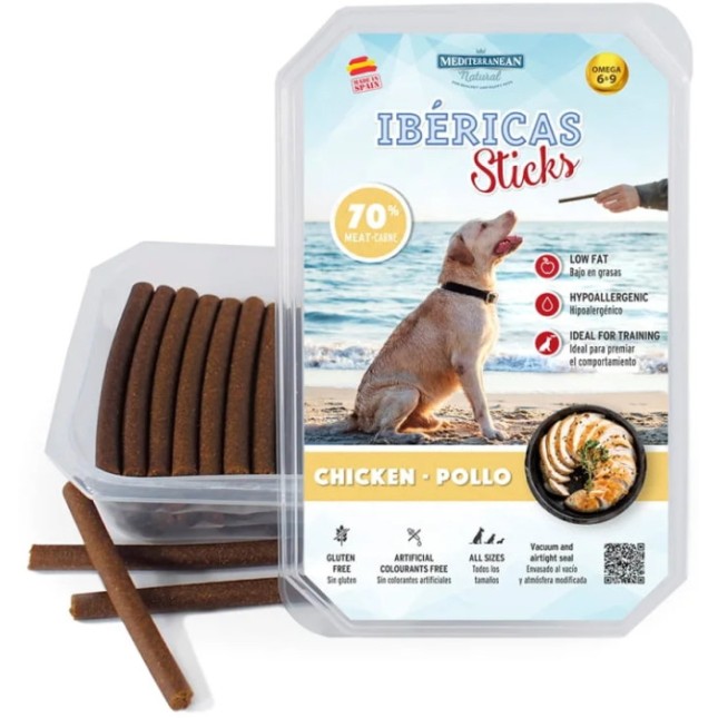 Mediterranean Ημίυγρα sticks Ibericas σε ταπεράκι με κοτόπουλο 27τ,350g