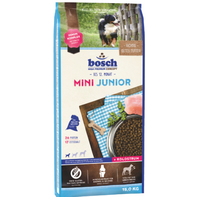 Bosch Junior Mini πουλερικά 15Kg