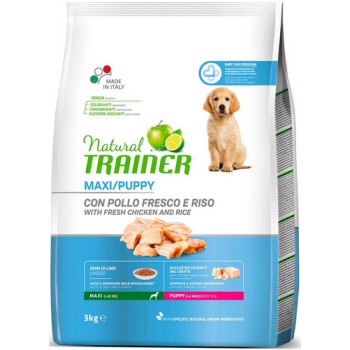 Natural Trainer για μεγαλόσωμα κουτάβια με Κοτόπουλο 3kg