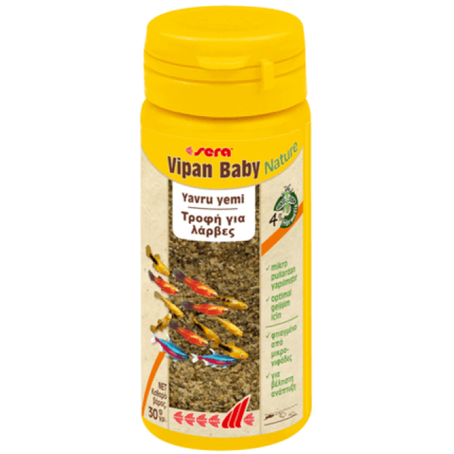 Sera vipan Baby Nature μικρο-νιφάδες για ανήλικα ψάρια  50 ml