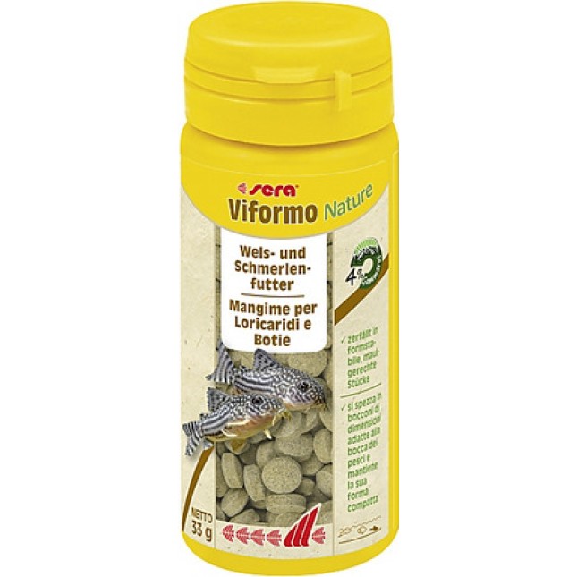 Sera viformo naural tablet food, τροφή σε δισκία για plecos 50ml