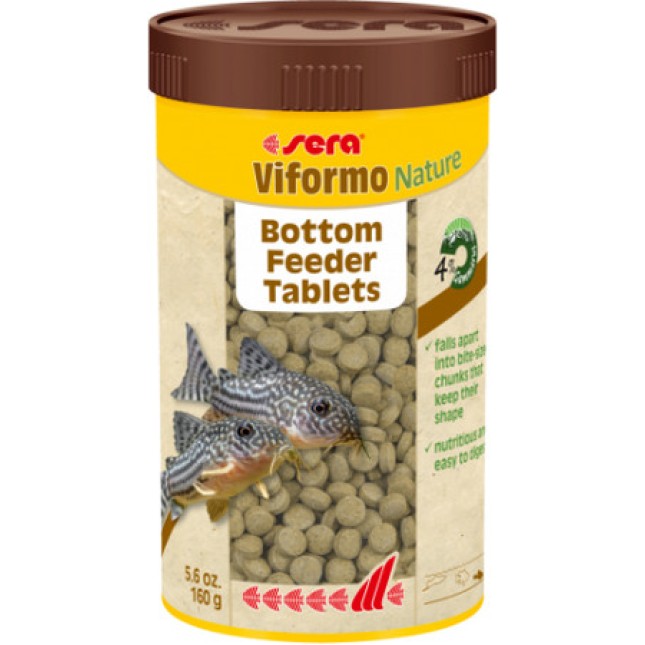 Sera viformo natural tablet food, τροφή σε δισκία για plecos 100ml