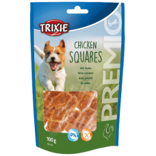 Trixie λιχουδιά premio chicken squares 100gr