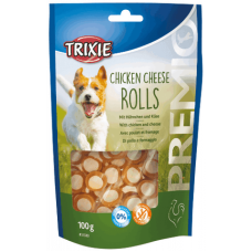 Trixie λιχουδιά premio cheese rolls κοτόπουλο 100gr