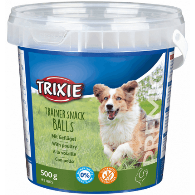 Trixie λιχουδιά εκπαίδευσης σκύλων premio poultry balls 500gr