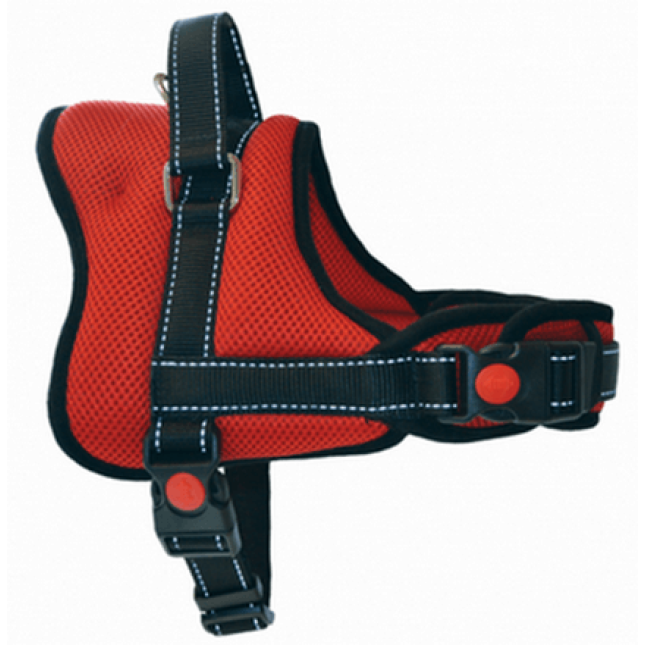 Happypet go walk harness σαμαράκι για σκύλους κόκκινο medium