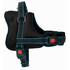 Happypet go walk harness σαμαράκι για σκύλους μαύρο medium