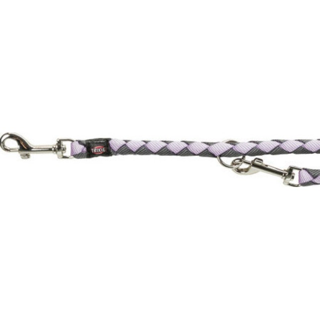 Trixie οδηγός αυξ. cavo l-xl 2.00m/18mm light lilac/graphite