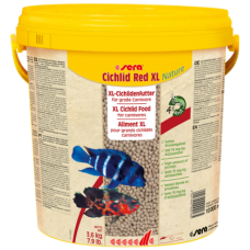 Sera cichlid red XL 10L,βασική τροφή για τις μεγαλύτερες σαρκοφάγες κιχλίδες