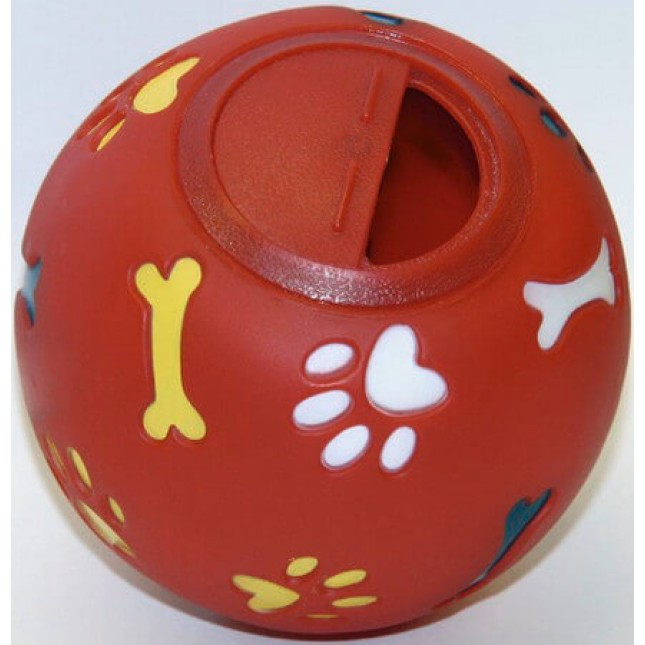 Kerbl dog snack ball o 11cm, red