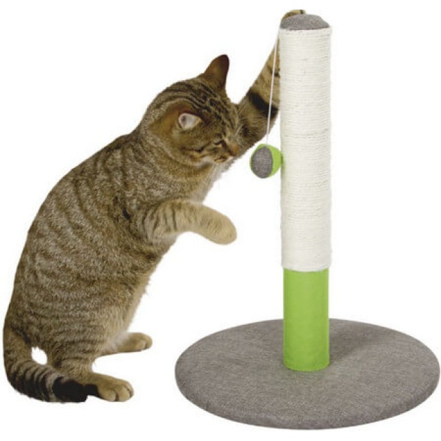 Kerbl Scratching Post Opal Basic βοηθάει στη διατήρηση των νυχιών της γάτας σας