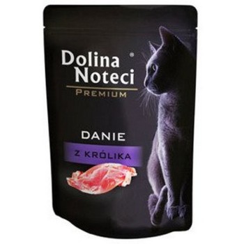 Dolina Noteci Premium φακελάκι για ενήλικες γάτες κουνέλι 85gr