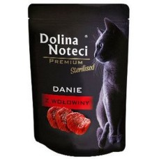 Dolina Noteci Premium φακελάκι για στειρωμένες γάτες βοδινό 85gr