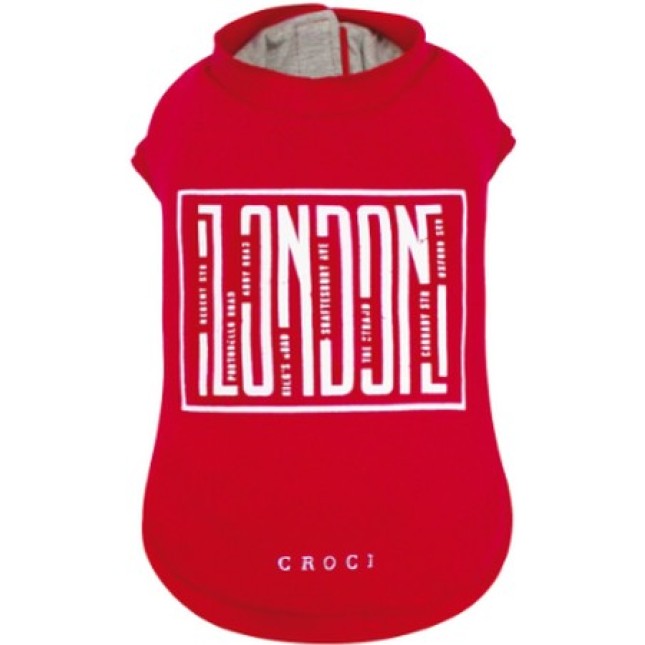 Croci Πρακτική και ζεστή μπλούζα για σκύλους London