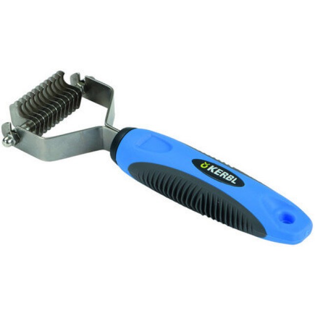 Kerbl χτένα ξεμπερδέματος Coat Detangling Curry Comb 18 cm, 12 blades