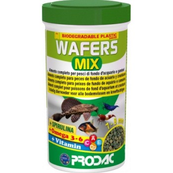 Prodac wafers mix Πλήρης τροφή σε δισκίο για ψάρια και γαρίδες  250ml